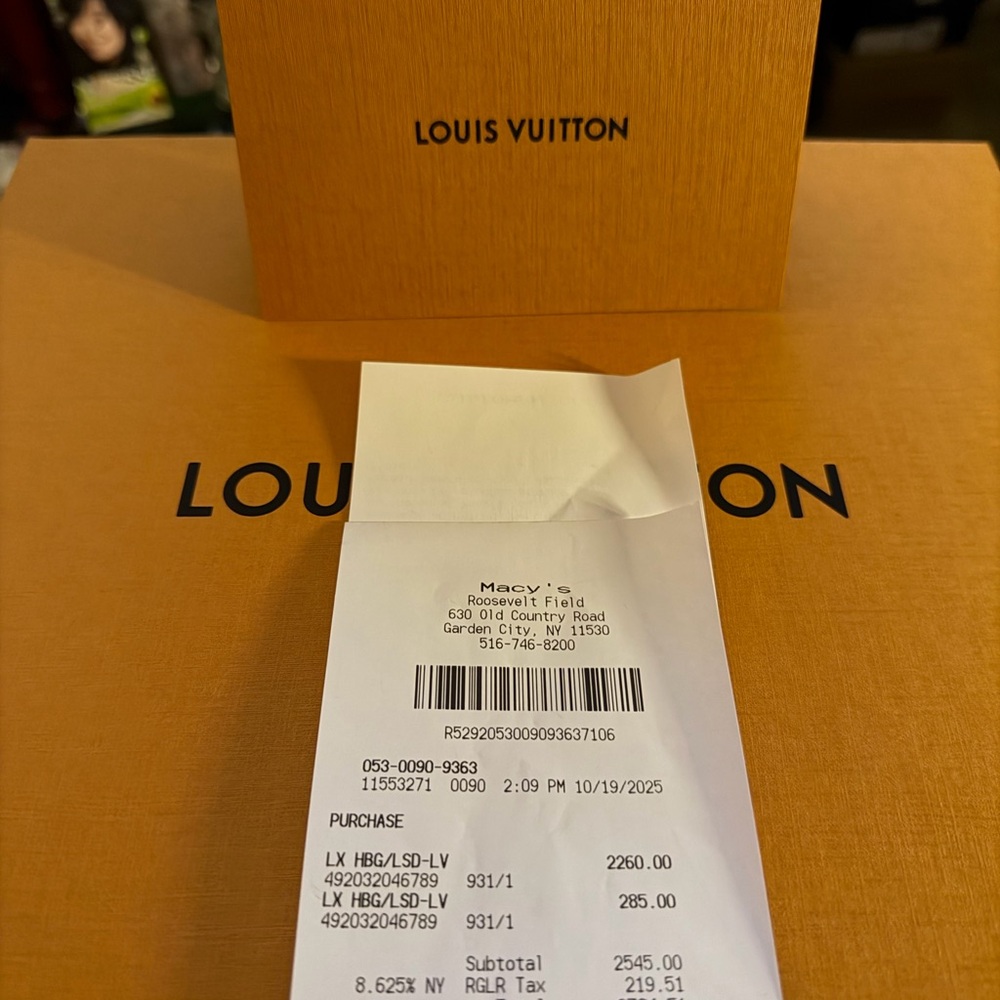 Louis Vuitton Speedy 20 Damier Shoulder Guitar Brown STRAP ONLY - Picture 3 of 3